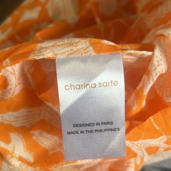 NWT Charina Sarte Botanica Knotted Floral Top Size‎ XS - Picture 11 of 11